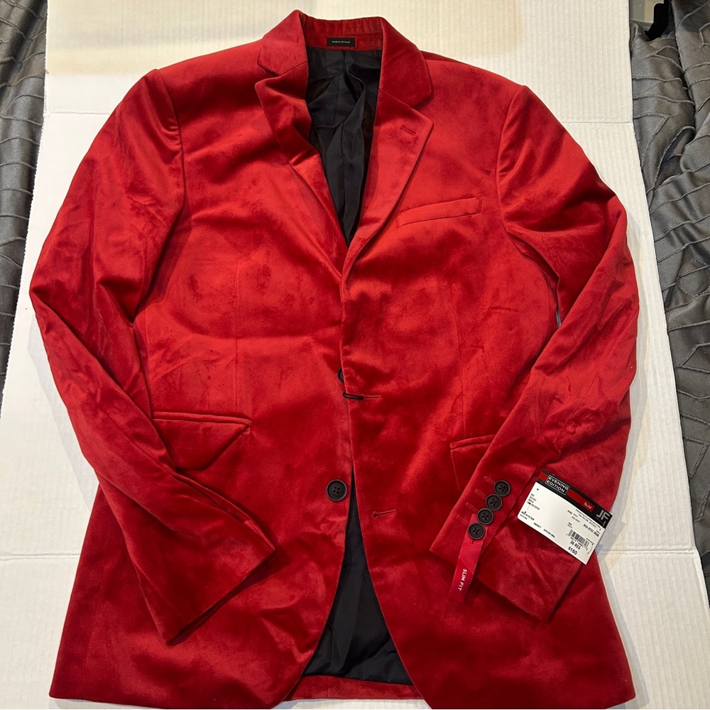 Brand new Men's Red velvet Blazer